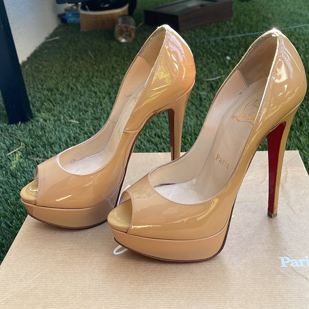 Christian Louboutin Lady Peep 150 Patent Calf